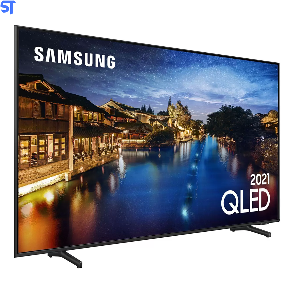 Smart TV 4K QLED 50” Samsung QN50Q60AAGXZD - Wi-Fi Bluetooth HDR 3 HDMI 2 USB