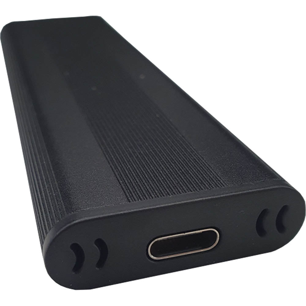 Case Externa Portatíl Para HD SSD M.2 NVMe  Em Alumínio Com Cabo USB-C/USB 3.1