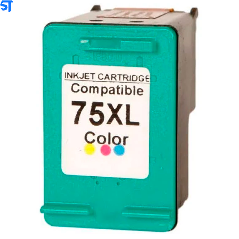 Cartucho hp 75XL Colorido Compatível