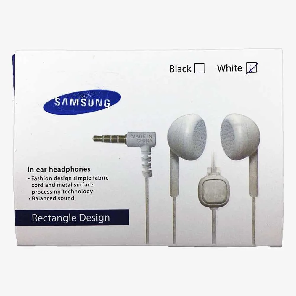 Fone De Ouvido Samsung Design Retangular Ear Headphones Estéreo