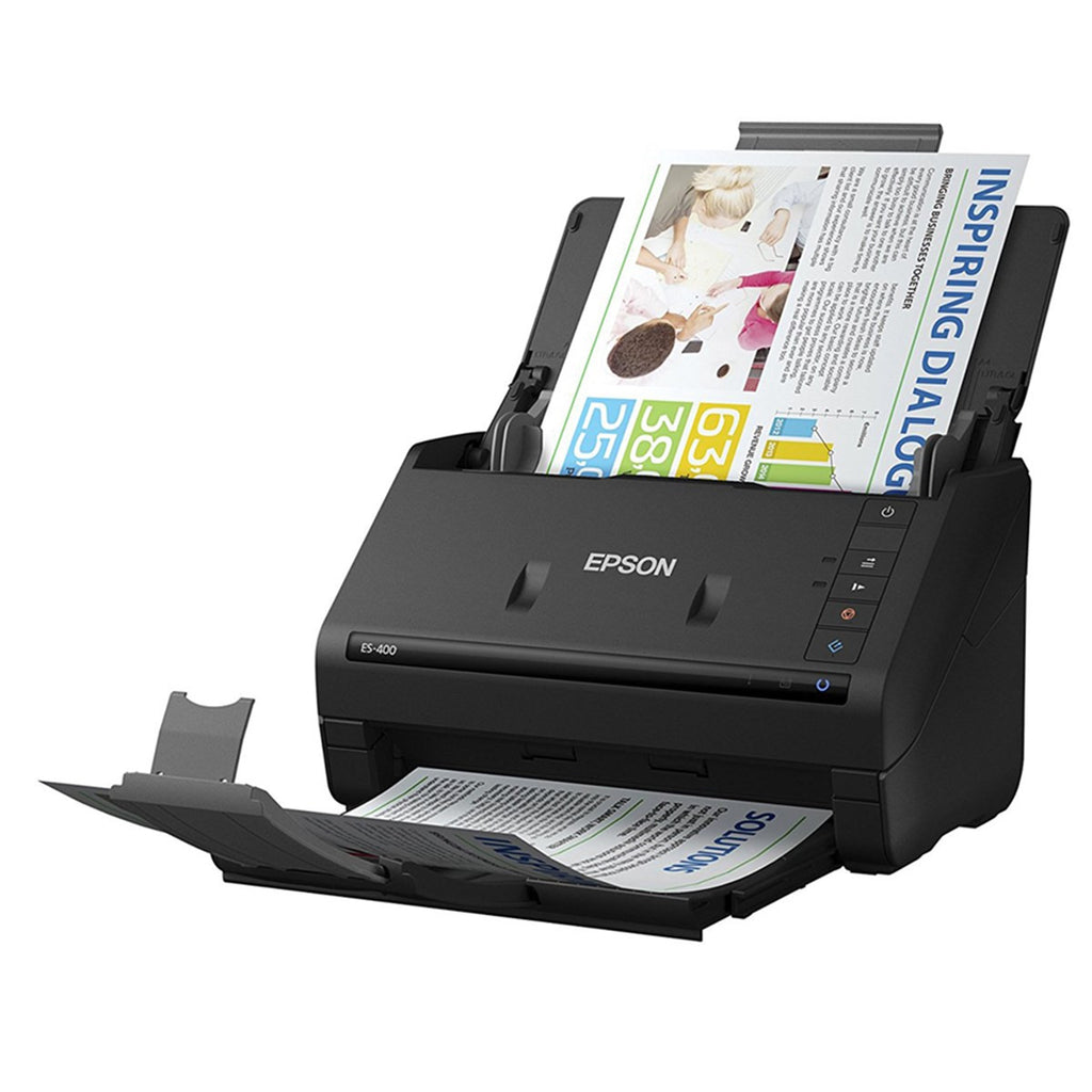Scanner Epson Workforce Es-400 Es400 Usb Até 50 Folhas Com Duplex