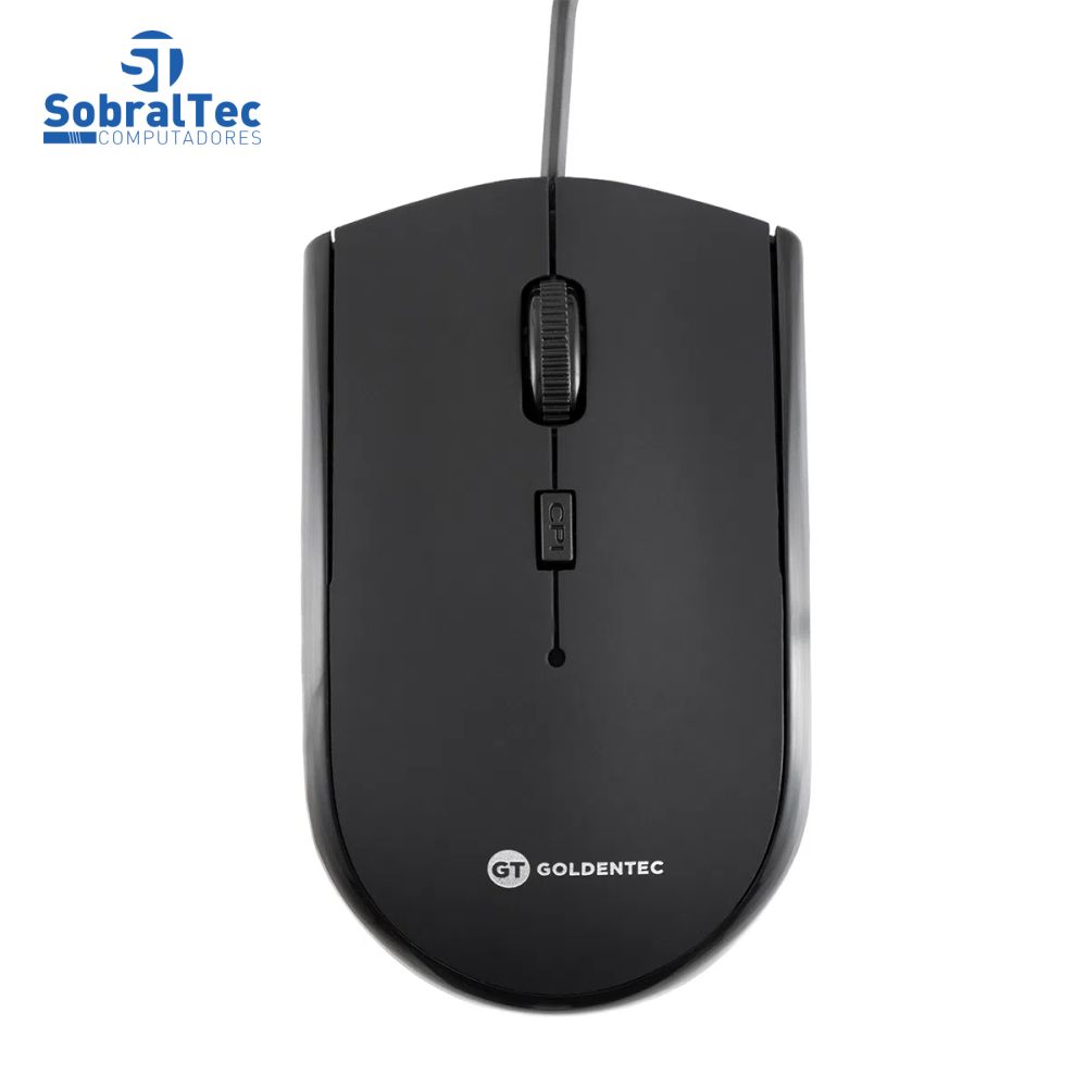 Kit Multimídia Mouse Óptico, Teclado ABNT2 e Caixa De Som 2.0 Goldentec