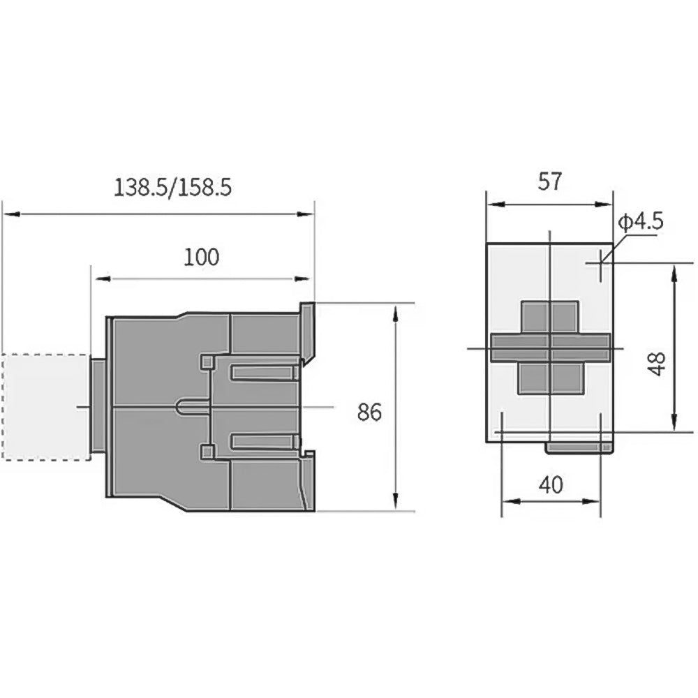 Contator Tripolar 3210 32a 3p+1na 220v Hs  - CJX2-D3210