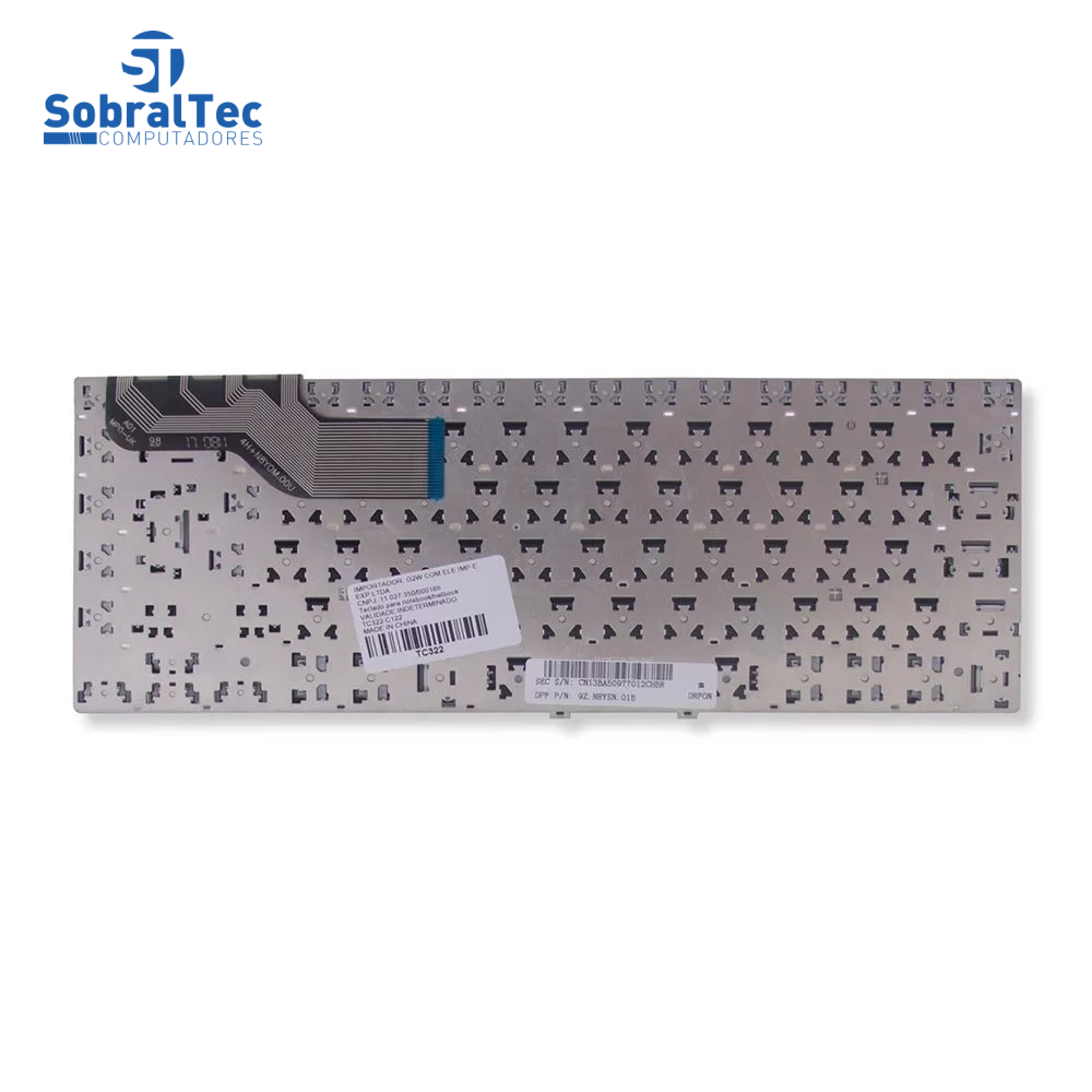Teclado Notebook Samsung Np270E4E Np350V4X Np355V4X Preto Br  Sem Frame