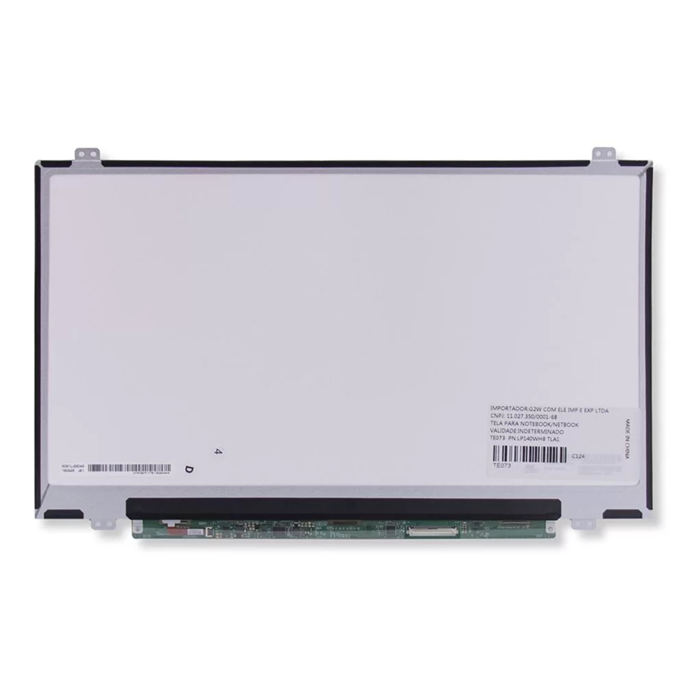 Tela Notebook Led Slim 14.1 Lp140wh8 (TL)(A1)- 40 Pinos