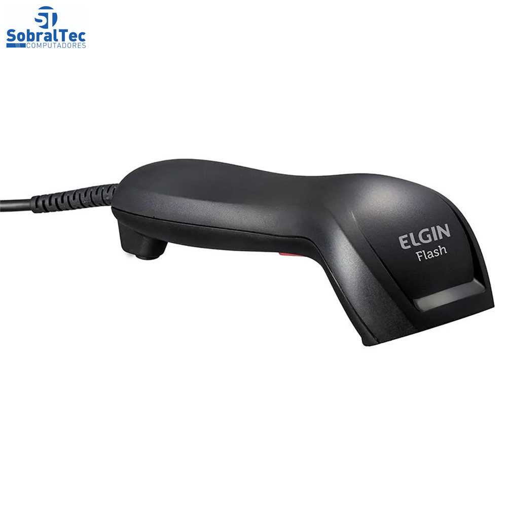 Leitor de Codigo de Barras Elgin CCD Flash USB Preto
