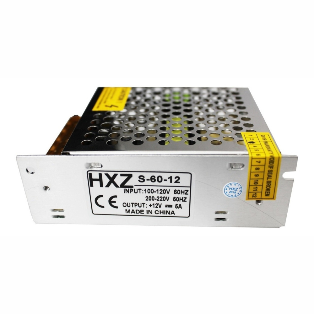 Fonte Colmeia 12V 5A S-60-12 Entrada 120/220V