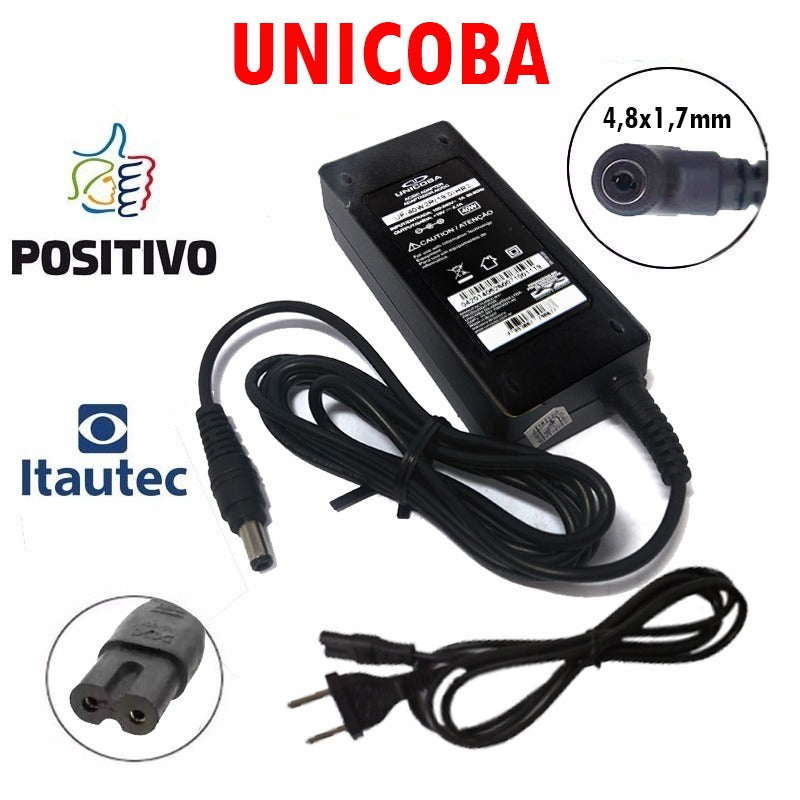 Fonte Notebook Itautec Positivo 19v 2,1a Pino 4.8mm X 1.7