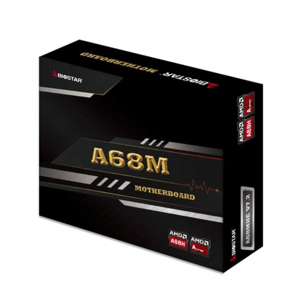 Placa Mãe Biostar A68MHE Ddr3 Socket Fm2+ uATX GbE LAN Hdmi  AA68XM2S