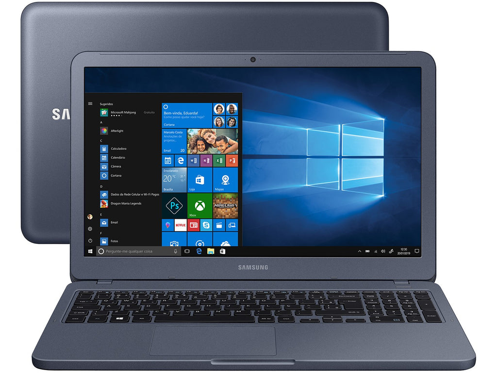 Notebook Samsung Dual Core 4GB 500GB Tela 15.6
