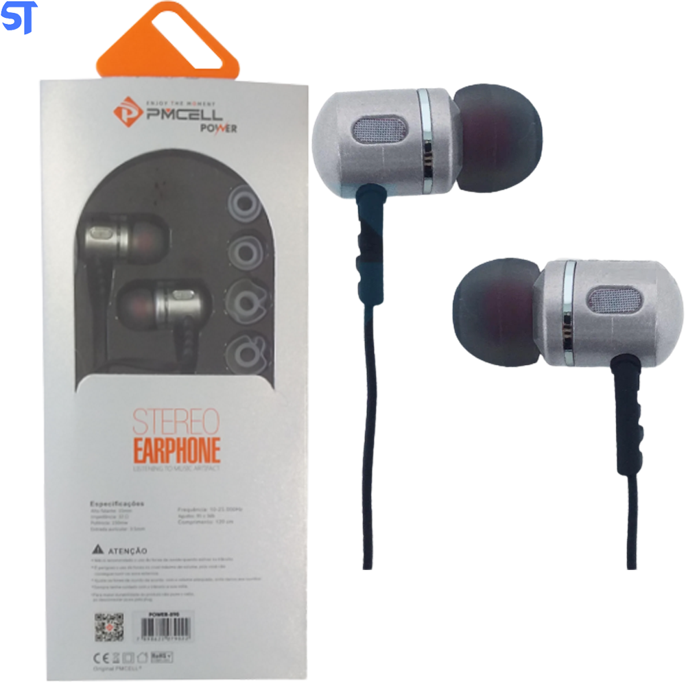 Fone De Ouvido Pmcell Cores Power-898