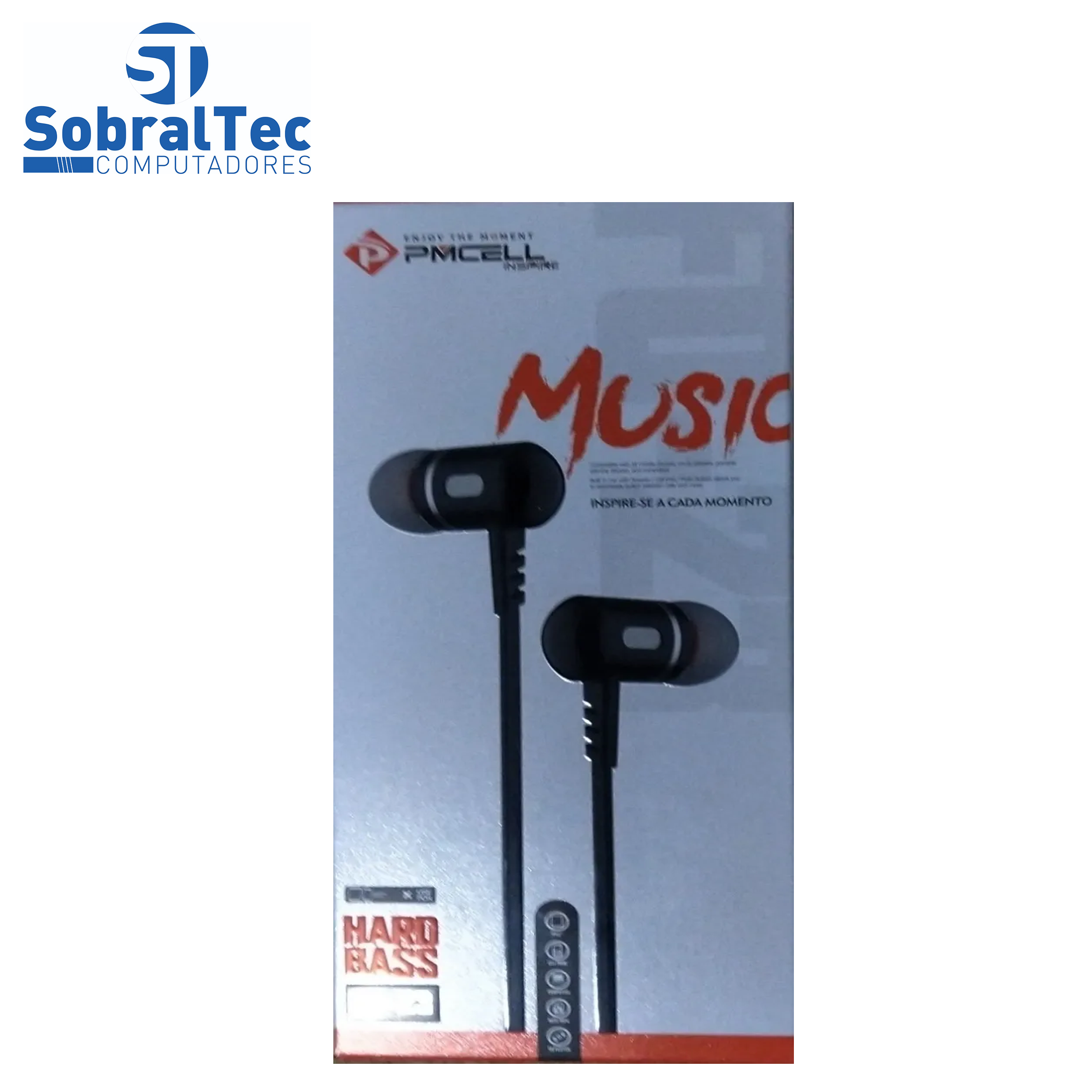 Fone De Ouvido P2 PMCell Inspire 1.2M Hard Bass FO-23