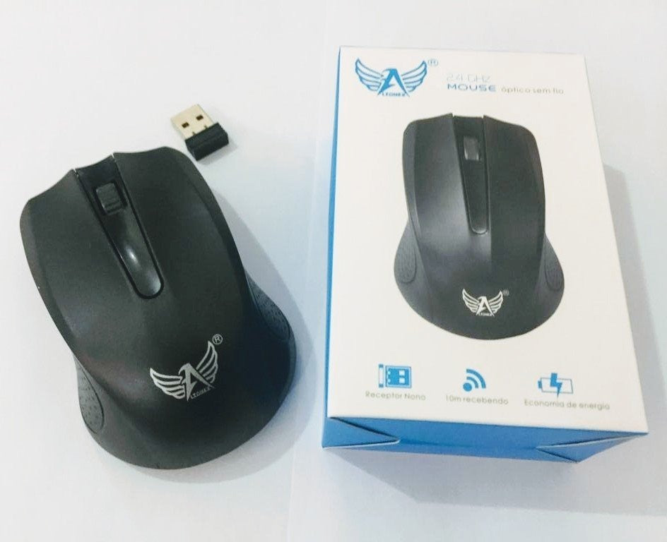 Mouse Óptico Sem Fio 24 Ghz Altomex A-6891