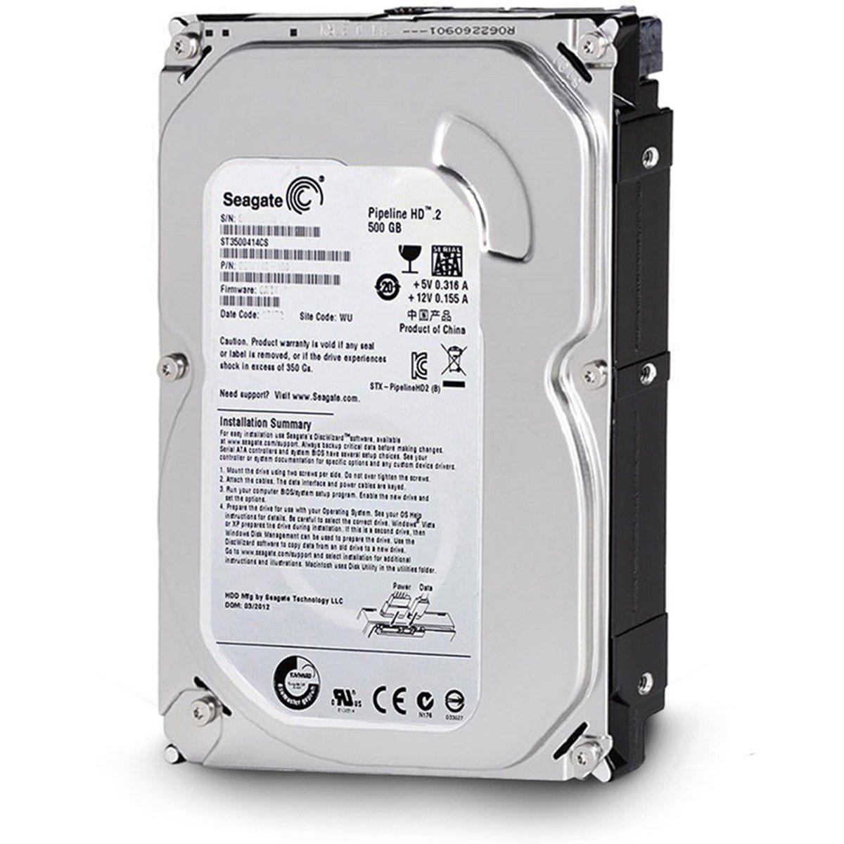 Hd Int. Desk Seagate 500gb Sata3 6gb/s St3500414cs 7200Rpm
