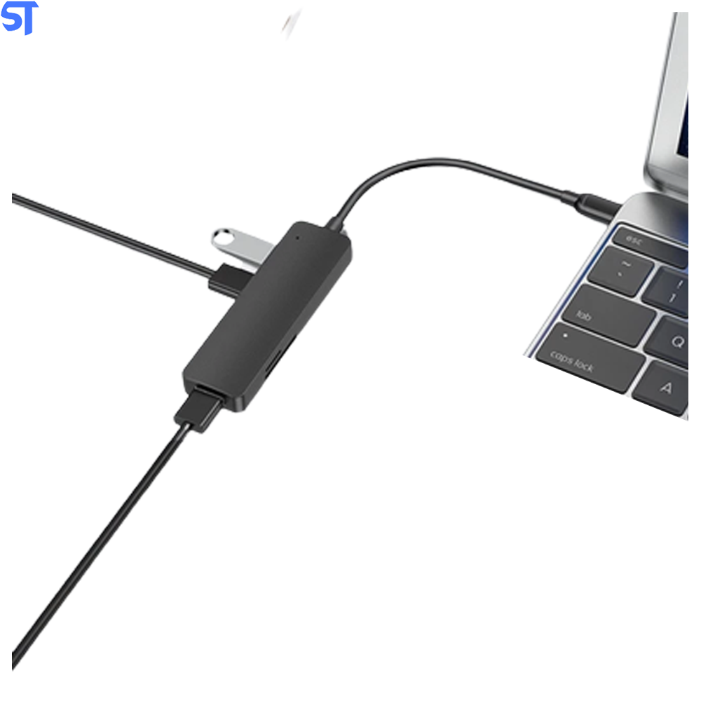 Hub Tipo C Para 2 Portas Usb 2.0 e 1 Porta Usb 3.0 e Entrada Para SD/Tf Cartão Micro SD-De Alta Velocidade Hantoper