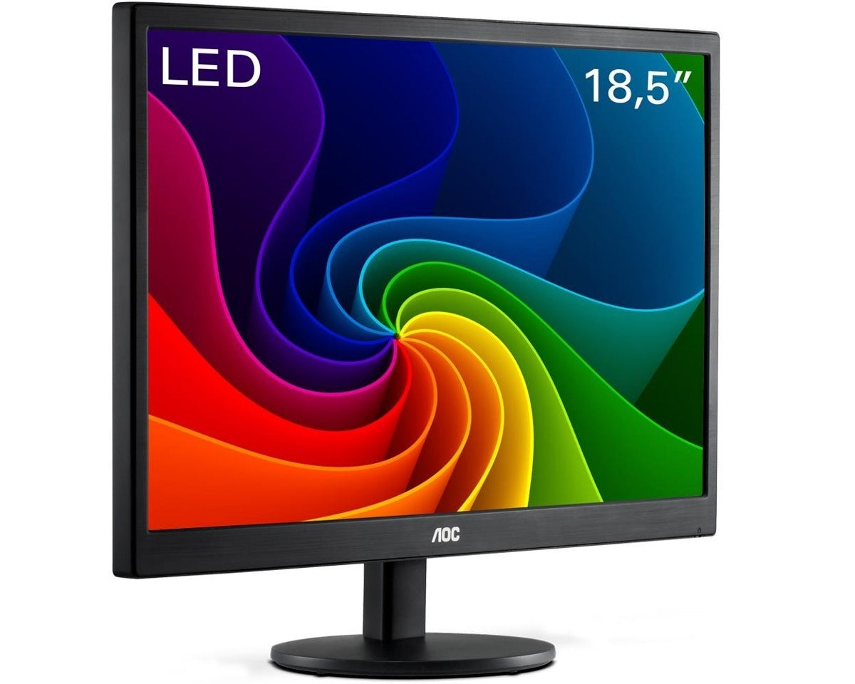 Monitor Led 18,5" Widescreen Preto Aoc E970SWNL