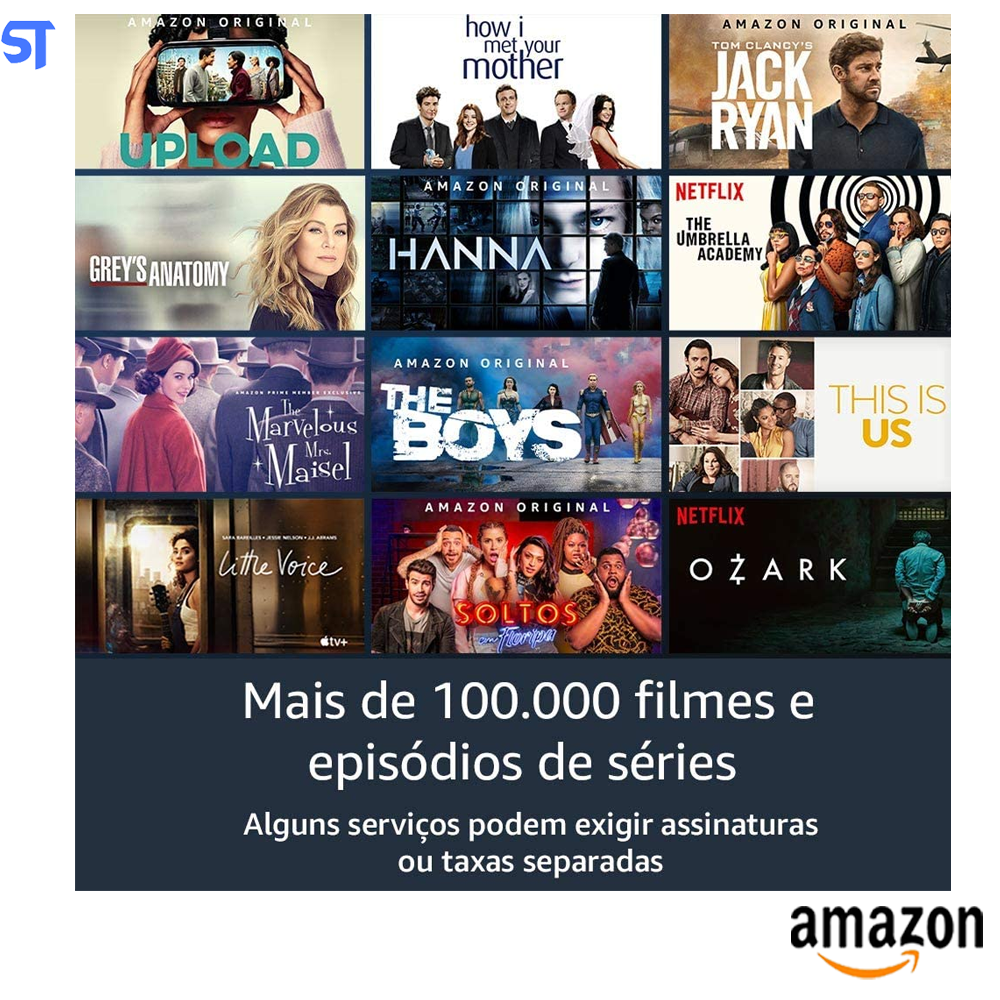 Fire TV Stick Lite Aparelho de Streaming Amazon - Full HD Com Controle Remoto
