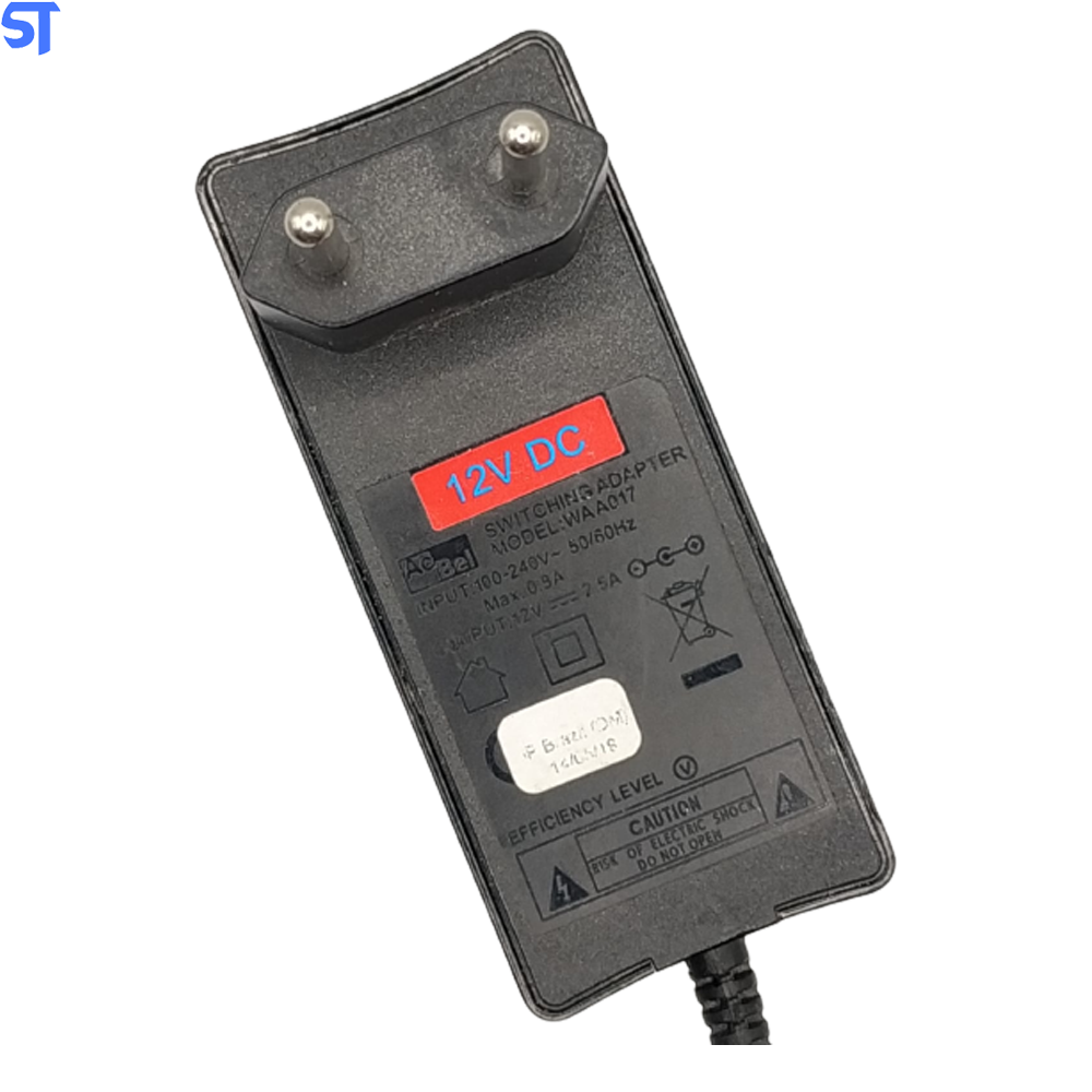 Fonte de Alimentação 12V 2,5A - SWITCHING ADAPTER