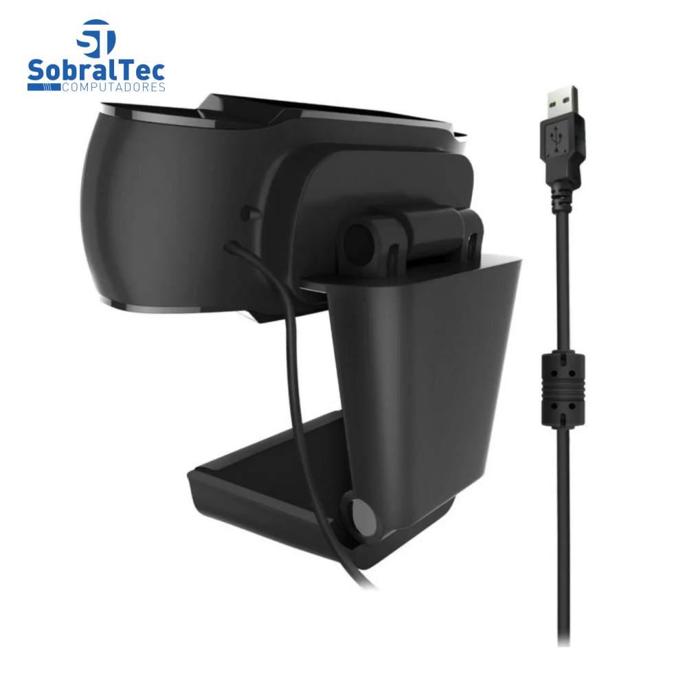 Webcam Full HD 1080 Pixels USB 2.0 Com Microfone Embutido Plug And Play AOSAIDI
