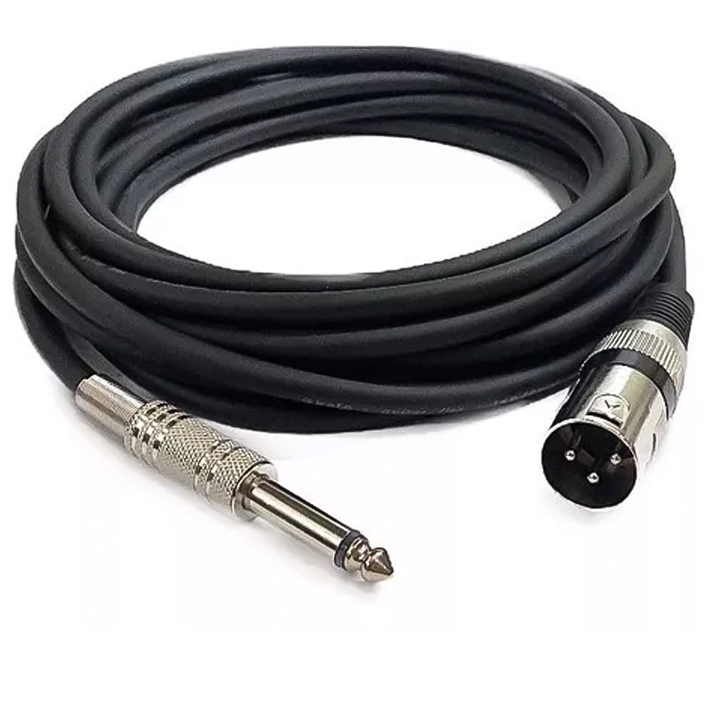 Cabo P10 Mono X 1 XLR Macho Mono 5 Metros