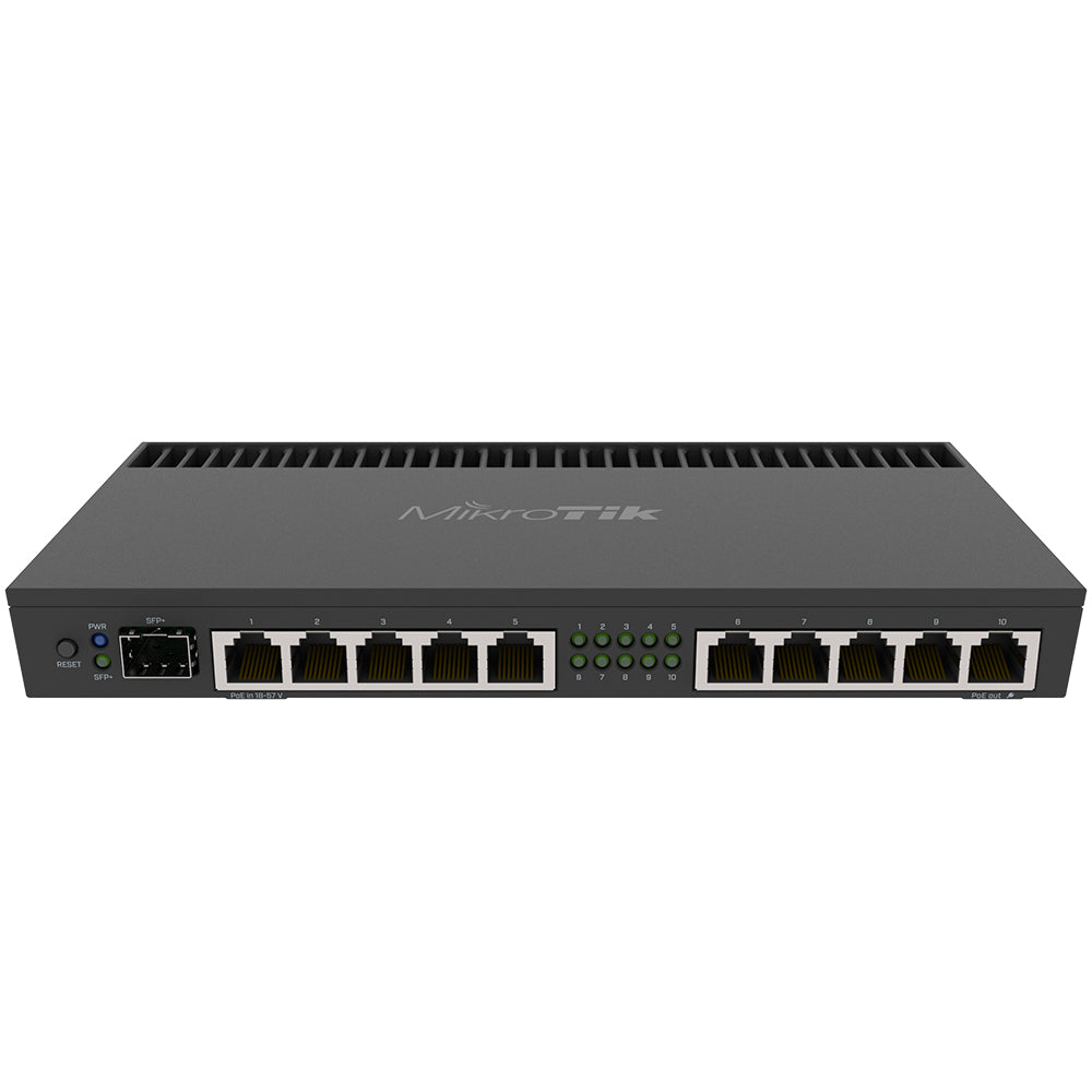 Roteador Bridge MikroTik The 4011 Series RB4011iGS+RM 10 Portas Gigabit +1 Porta SFP+ L5