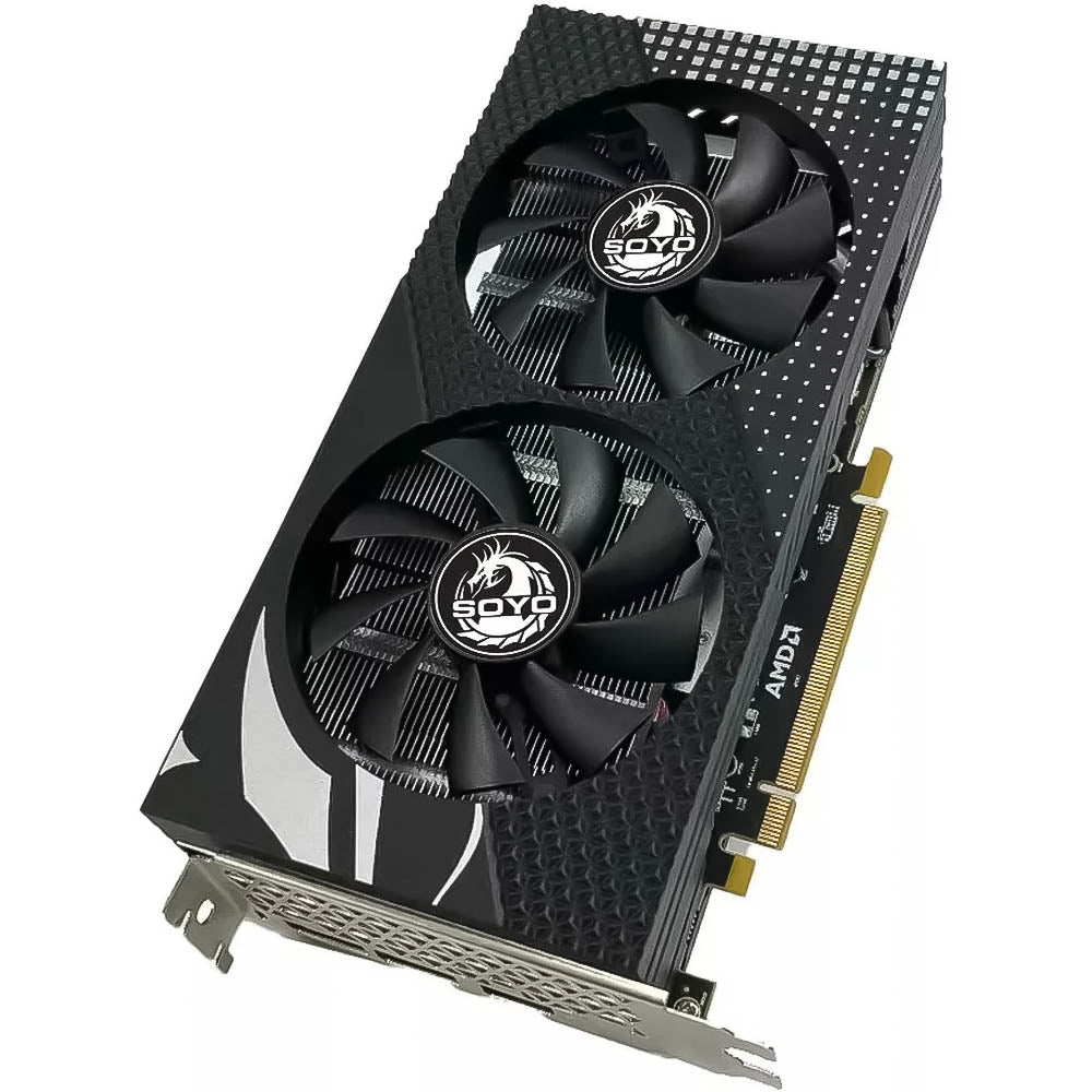 Placa De Vídeo Amd Radeon RX580 Monarch Dragon - 8GB 256bits GDDR5 Dual Fan Soyo