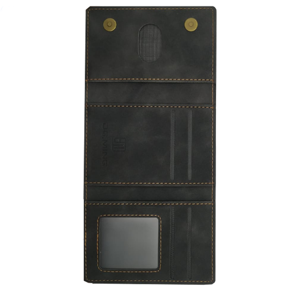 Capa de Couro Magnetica Com Porta Cartões para iPhone 11- Preta