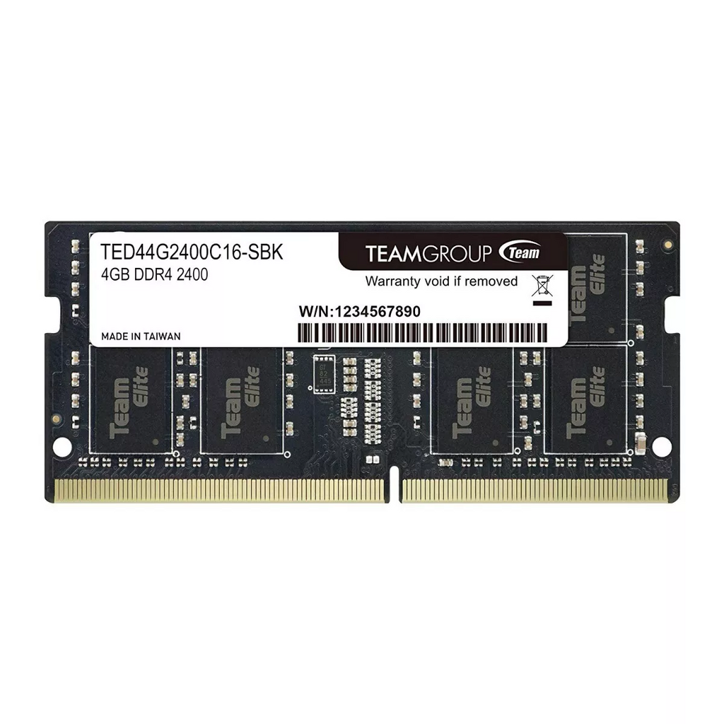 Memoria Notebook 4GB Ddr4 2400 Team Group Ted44G2400c16-Sbk