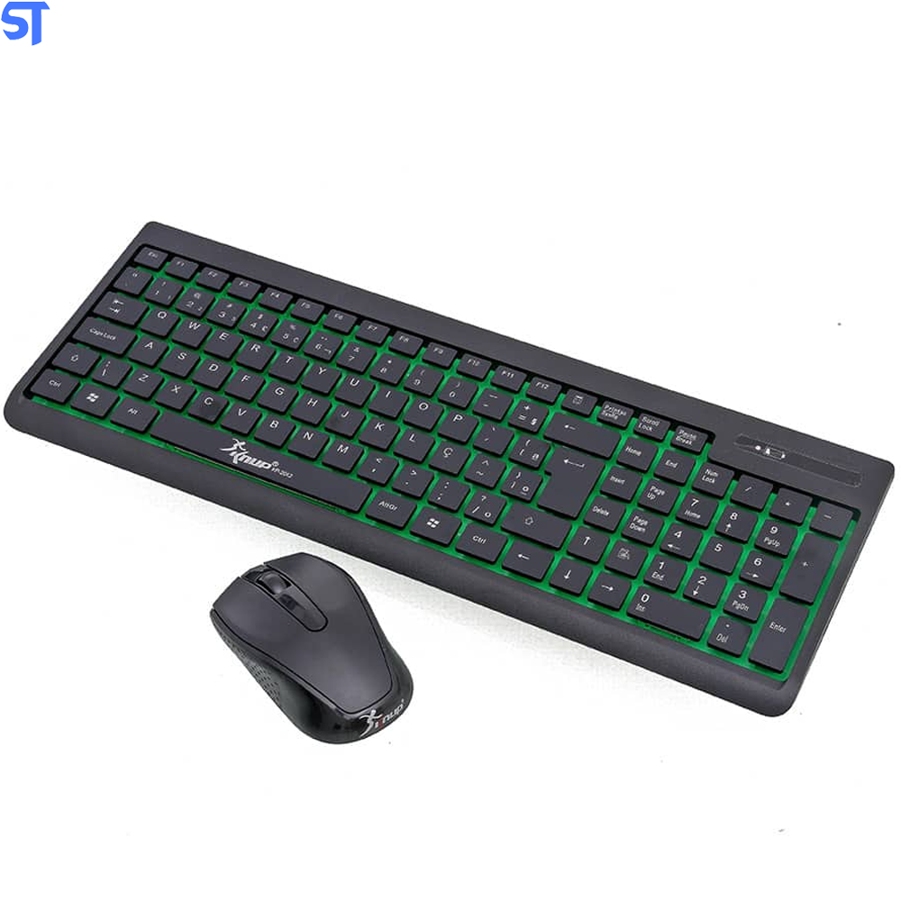 Kit Teclado e Mouse Wireless 2.4 Ghz  Kp-2012  Knup