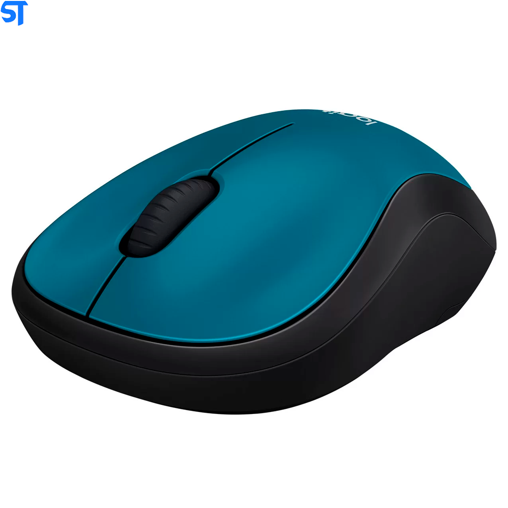Mouse sem Fio Logitech Laser 1000DPI M185 Azul