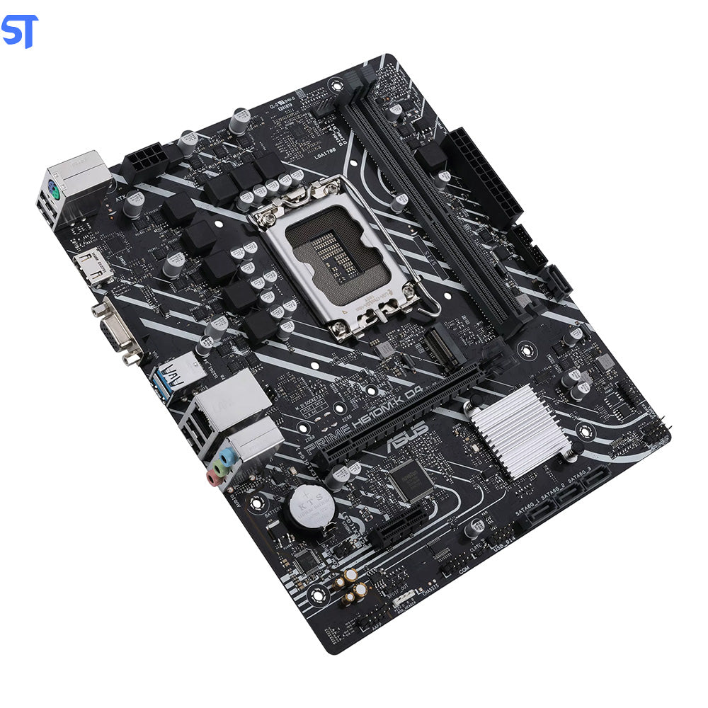 Placa-Mãe Asus Prime H610M-K D4, Intel LGA 1700, mATX, DDR4, HDMI e VGA, M.2, USB 3.2