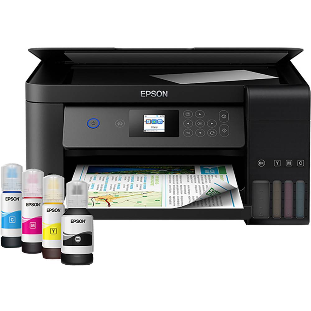 Impressora Multifuncional Epson EcoTank L4160 - Tanque de Tinta Colorido Wi-Fi USB- C11cg23302