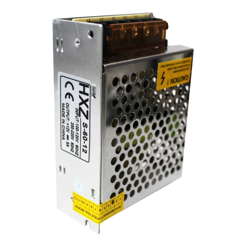 Fonte Colmeia 12V 5A S-60-12 Entrada 120/220V