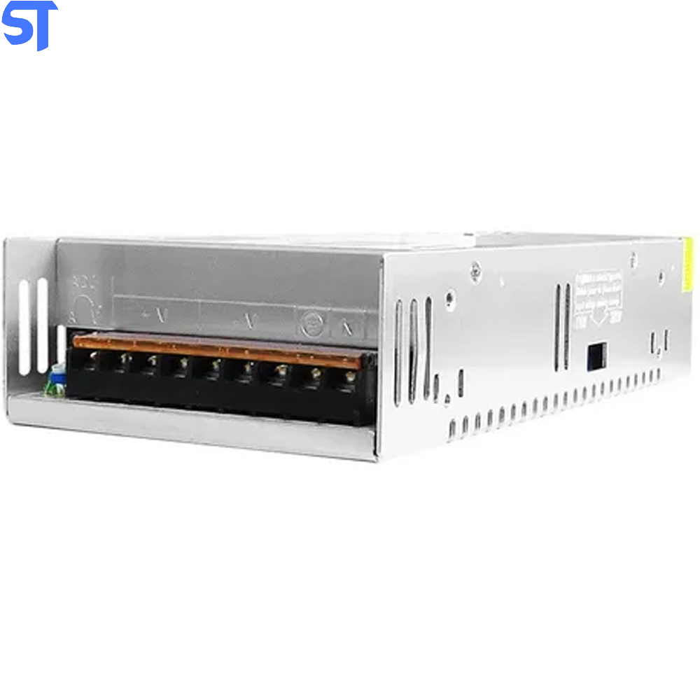 Fonte Chaveada Estabilizada 12V 50A Bivolt Para CFTV, LED Caixa Metalica Profissional