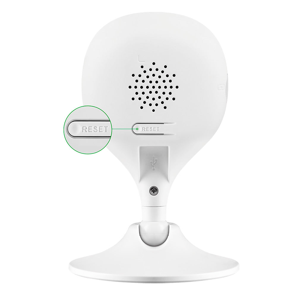 Câmera Interna Wi-fi Full HD IMX C Branca Intelbras Com Micro SD de 32GB