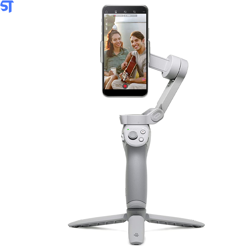 Estabilizador DJI OM4 SE Cinza Magnético Dobrável Ultracompacto ActiveTrack 3.0 Modo Story DynamicZoom Panorâmica CloneM