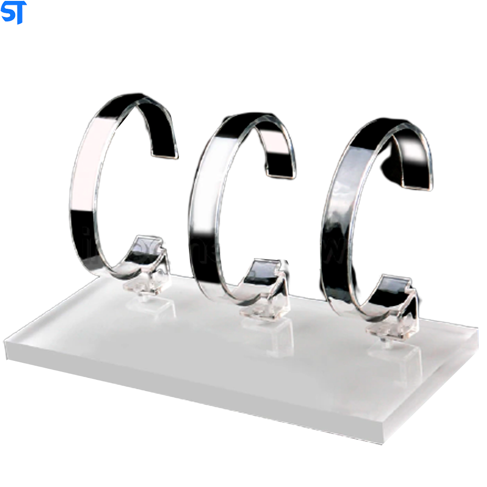 Expositor De Relógio 3 Em 1 Para iWatch Com Base Transparente Universal