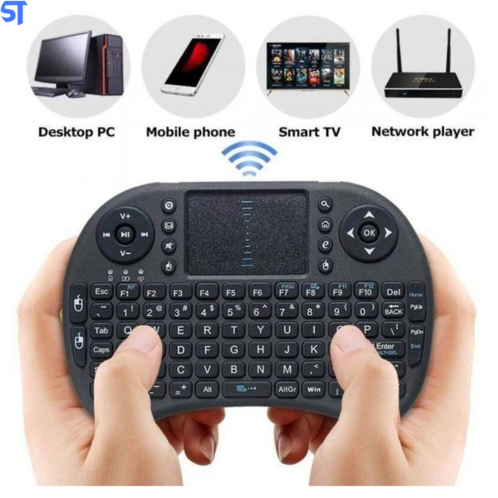 Mini Teclado Touchpad Wireless Bluetooth Usb Pc Tv Xbox 02461 -EXBOM - BK-BTI8