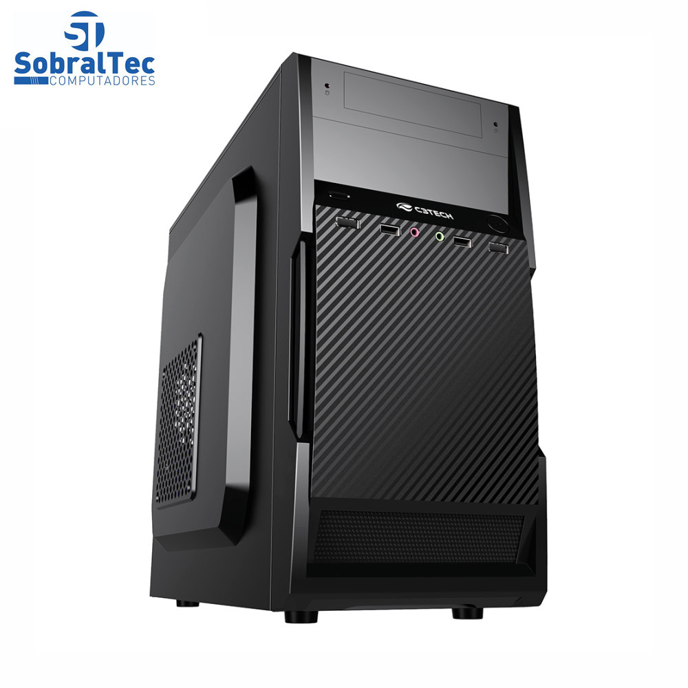 Computador Core i3-3.30GHZ -HD SSD 256GB- Memória Ram 4GB -Micro-Atx Mt-25V2BK-Com Duas Portas Serial