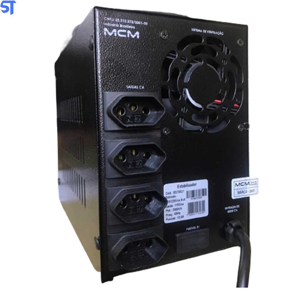 Estabilizador Save Pro - Est - 2000va Biv/115v