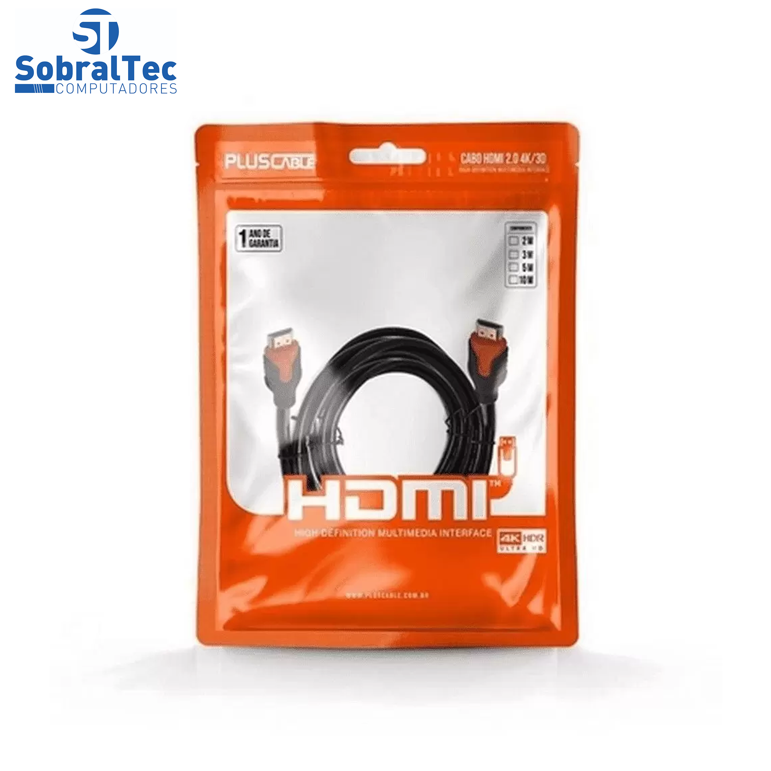 Cabo HDMI V2.0 MID 10 Metros PC-HDMI 100M PLUSC