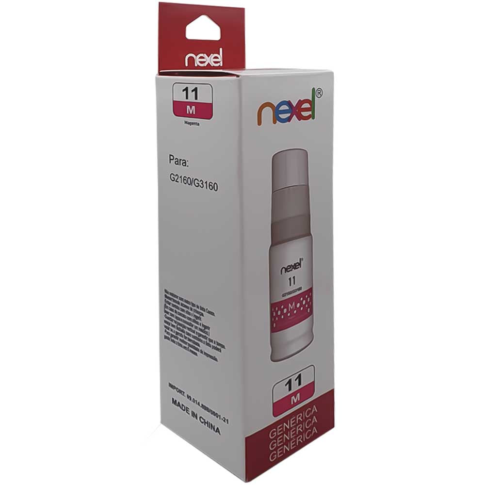 Refil De Tinta Compativel Canon Nexel Magenta M11 G2160/G3160 70Ml