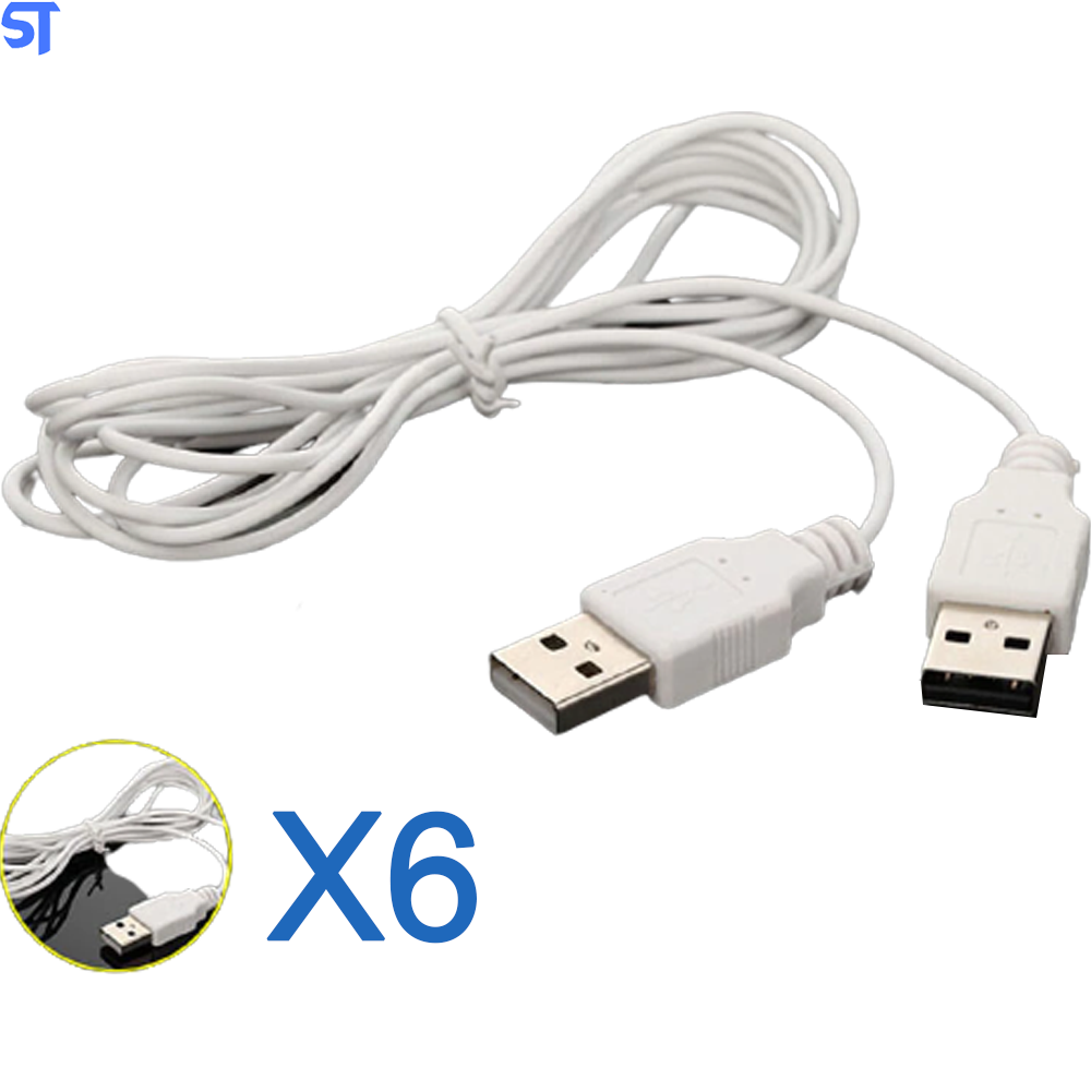 Sistema De Segurança Com 6 Portas USB Para Exposição De Notebook