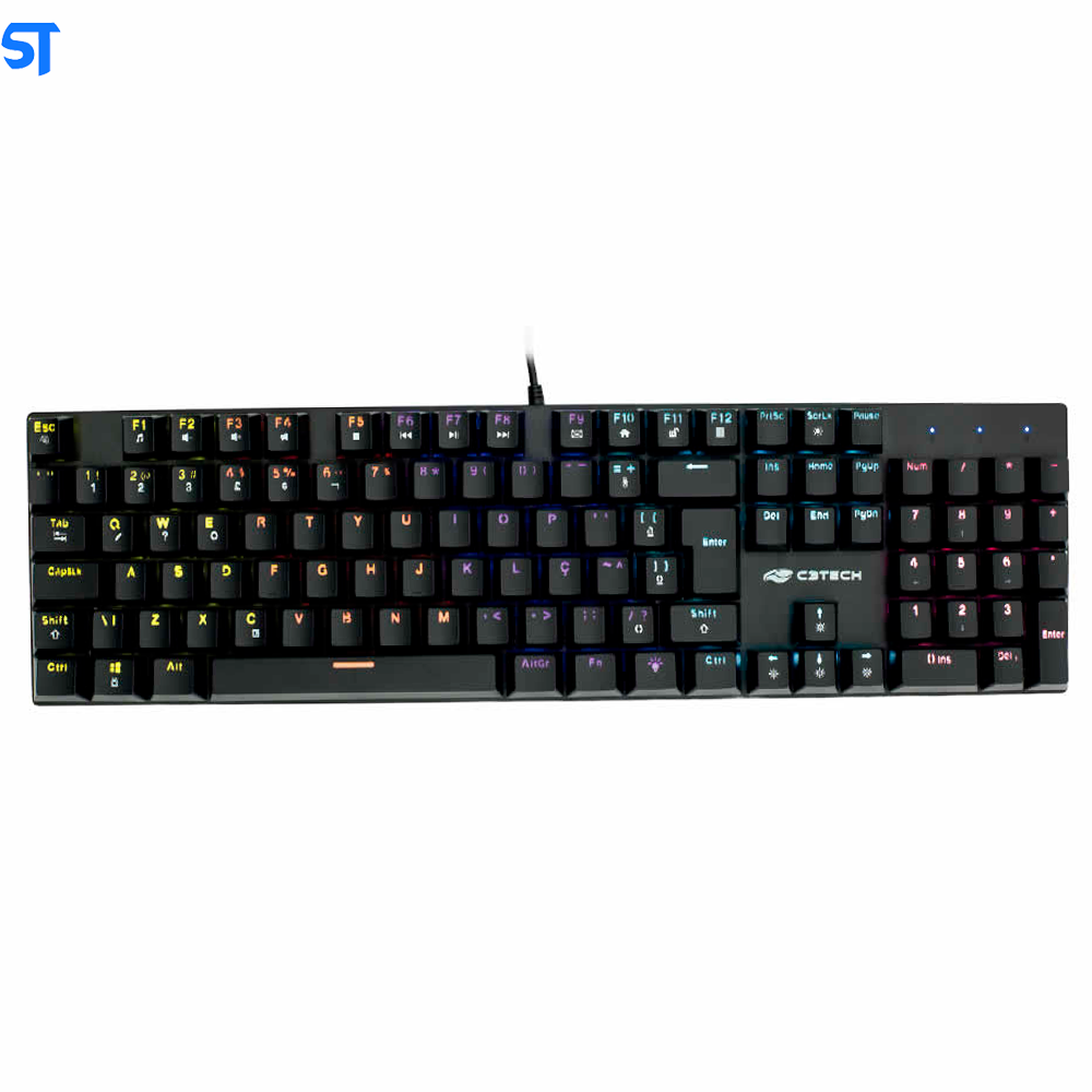 Teclado USB Gamer KGM-900BK C3Tech