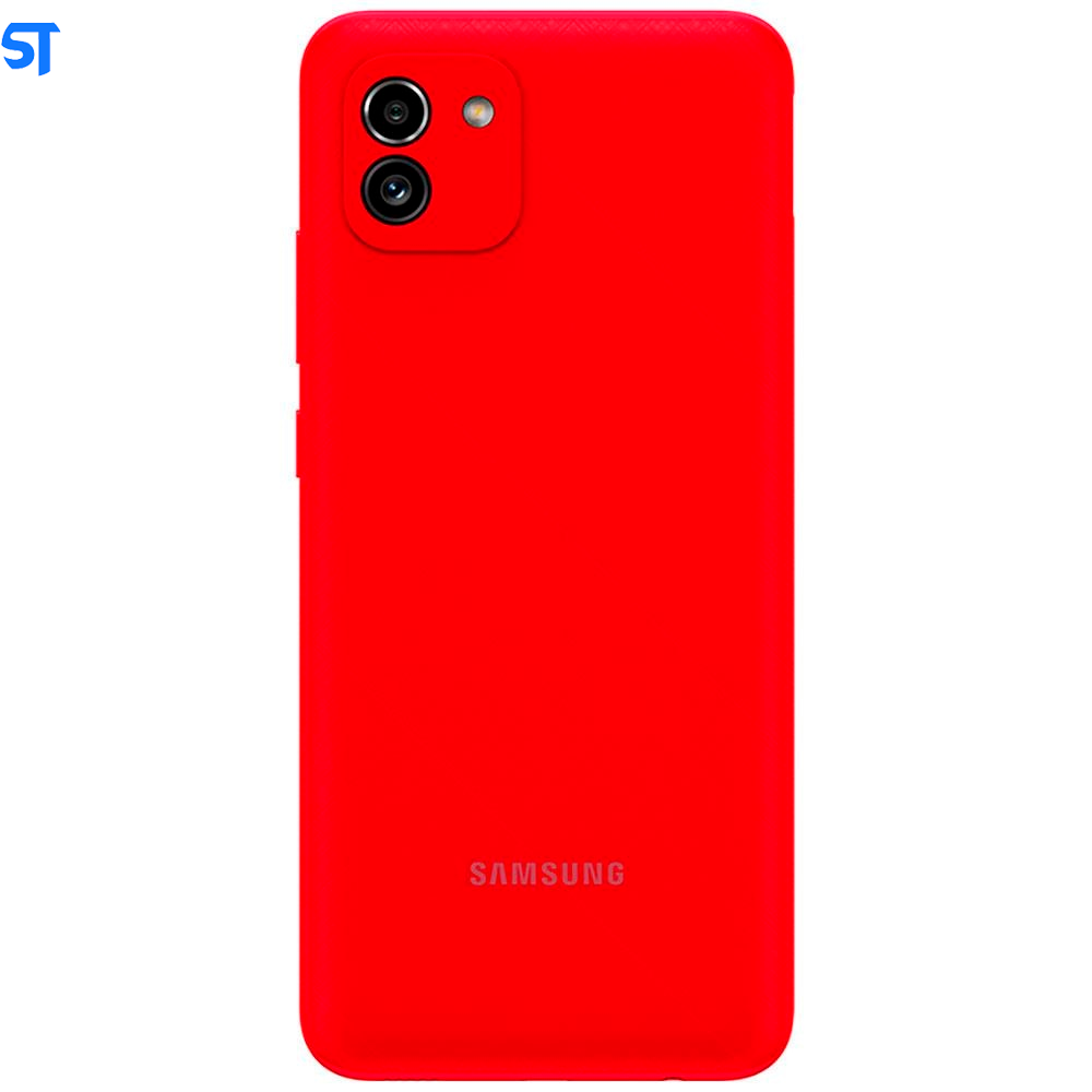 Smartphone Samsung Galaxy A03 Vermelho 64GB, 4GB RAM, Tela Infinita de 6.5", Câmera Dupla Traseira, Bateria 5000 mAh SM-
