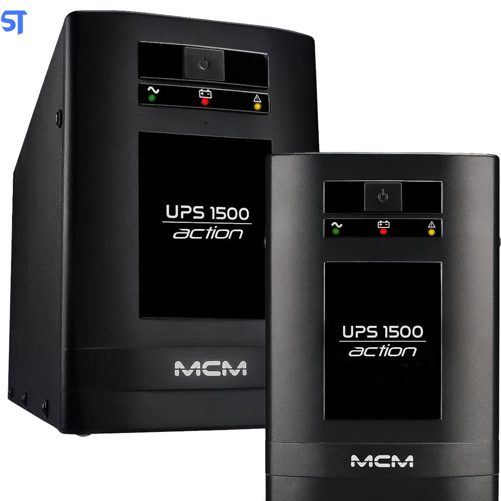Nobreak MCM 1500VA UPS1500 ACTION 3.1, 6 Tomadas, Bivolt/115V - UPS0230