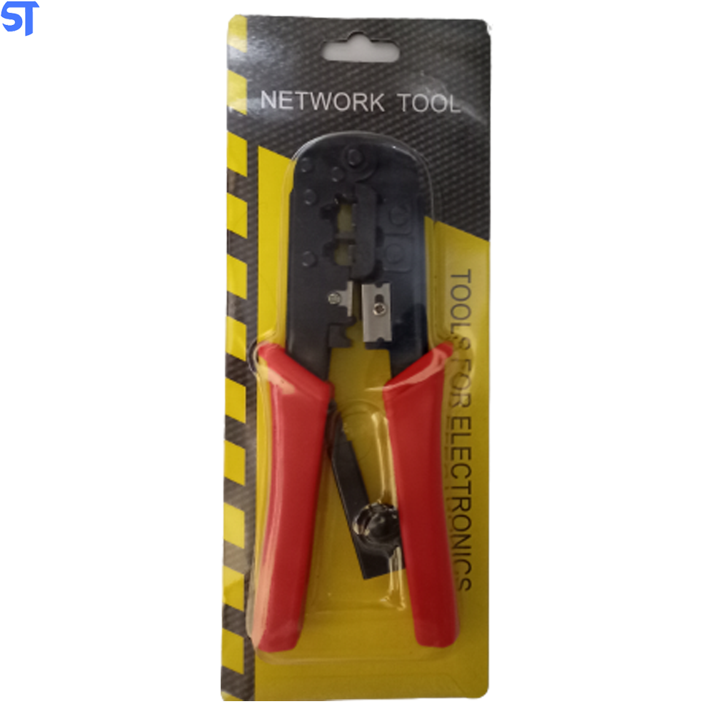 Alicate De Crimpar Proficional Com Catraca RJ45/RJ11