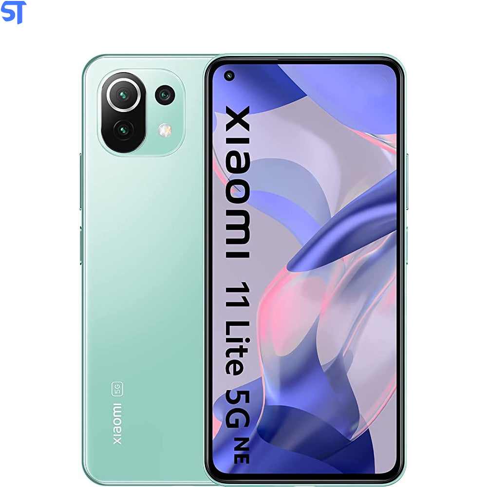 Smartphone Xiaomi 11 Lite 5G NE 128GB / 8GB RAM / Dual SIM / Tela 6.55"/ Câmeras 64MP+8MP+5MP e 20MP - Mint Green (Globa