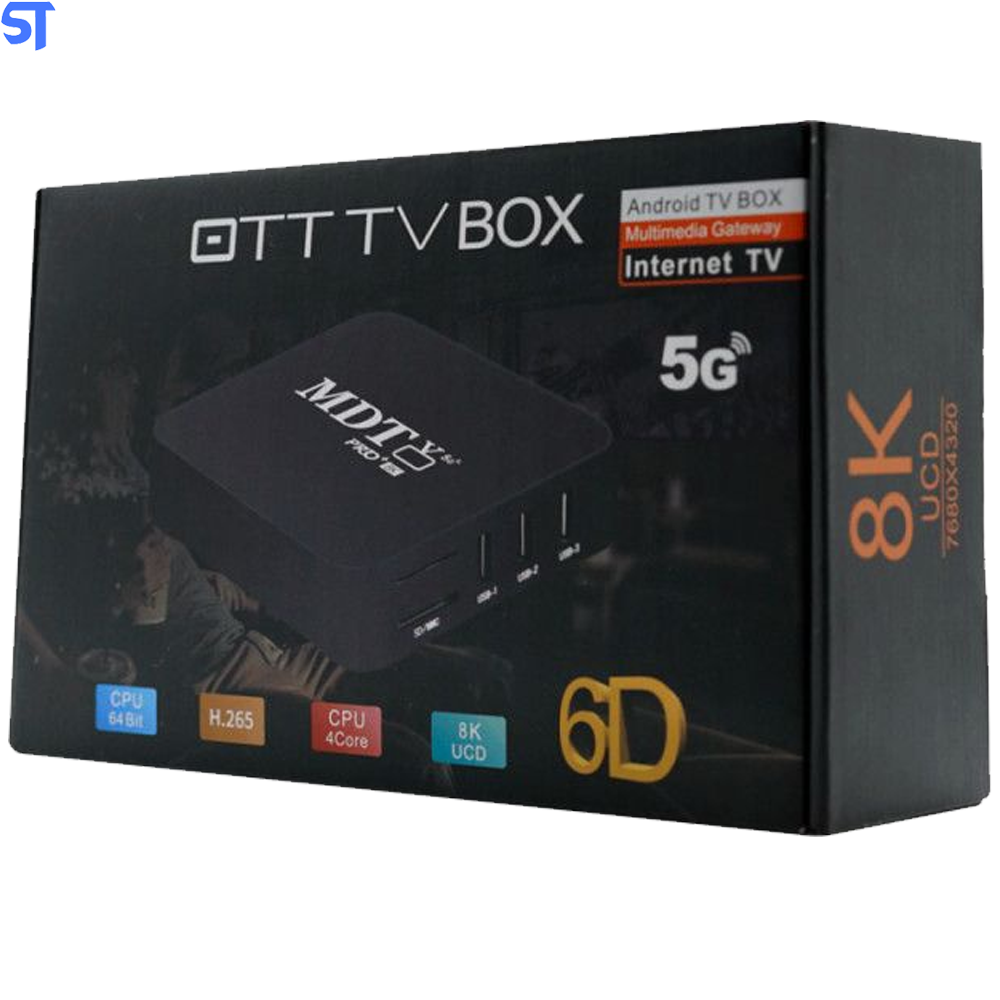 Tv Box Receptor HDTV 5g 8K- 32GB Ram- Armaz 256GB- Android 11.1