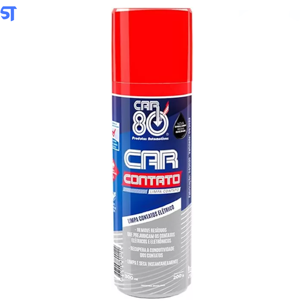 Limpa Contato Removedor Spray 300ml 200g Car80
